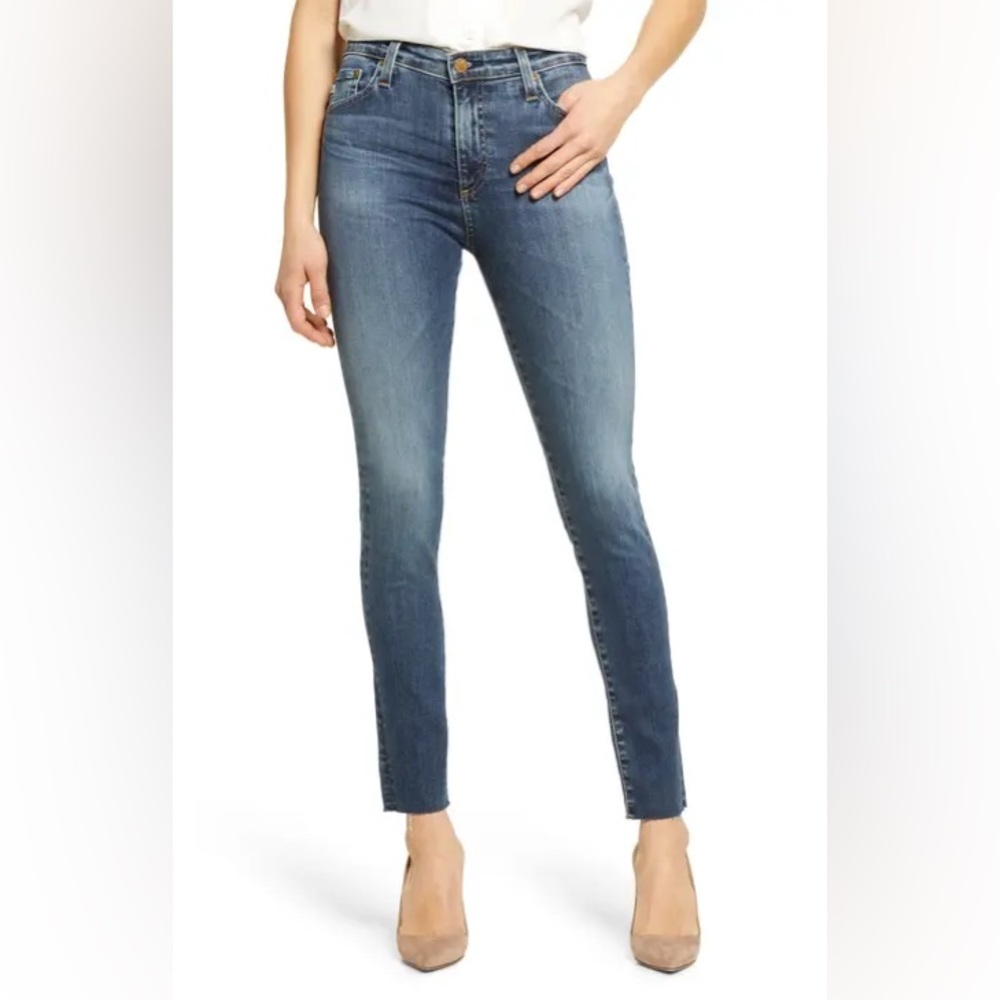 AG Adriano Goldschmied The Legging Super Skinny Ankle Jeans Contour 360 Size 28